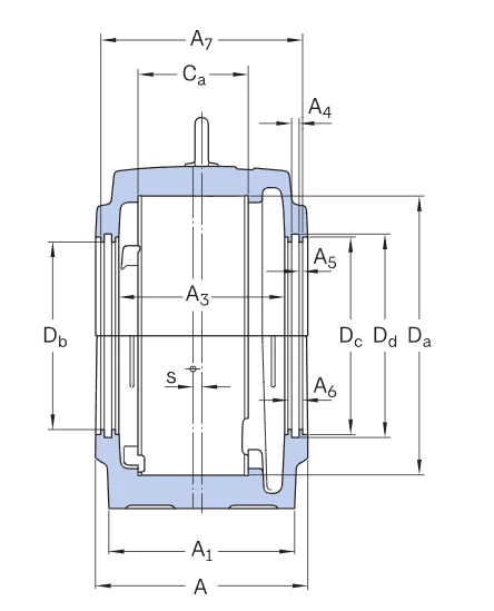 SNL 3036 Split Plummer Block Housing drawing SNL 3036 Split Plummer Block Housing drawing